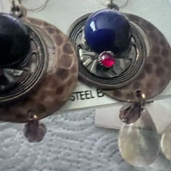 Silver Forest and Merriam Haskell Women's Earrings sets pierced NEW OLD STOCK - Picture 4 of 10